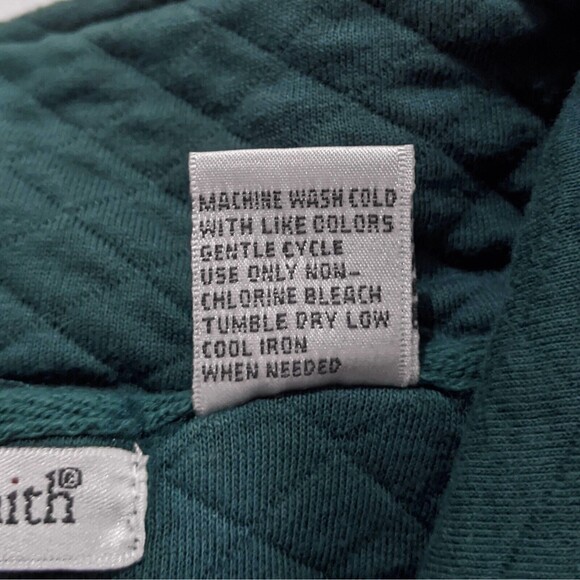 Hastings & Smith Quilted Jacket Lightweight Zip S Small Women's Green Teal Coat - Picture 5 of 6